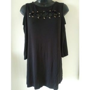 Belldini Cold Shoulder Blouse